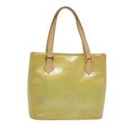 Louis Vuitton Vintage Pre-owned Laeder axelremsvskor Beige, Dam