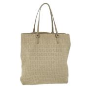 Fendi Vintage Pre-owned Canvas totevskor Beige, Dam