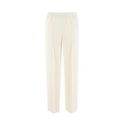 Aspesi Straight Trousers Beige, Dam