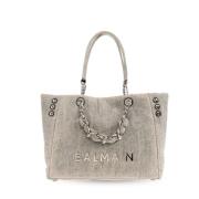 Balmain Shopper Bag Gray, Dam