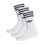 Adidas Bomullsblandning Stickade Strumpor Paket White, Unisex