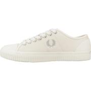 Fred Perry Låga texturerade sneakers för modern man Beige, Herr