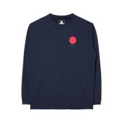 Edwin Japansk Sun Sweatshirt Navy Blue, Herr