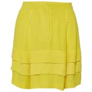 Balenciaga Vintage Pre-owned Silke nederdelar Yellow, Dam