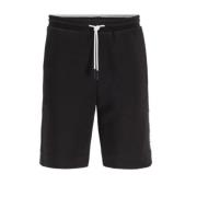 Hugo Boss Casual Sport Shorts med Färgblock Logo Black, Herr