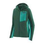 Patagonia Vindtät Cross Strada Hoody Green, Dam