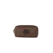 Etro Toilet Bags Brown, Herr