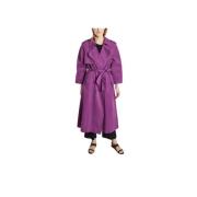 Modetrotter Lila Swan Trench Coat Purple, Dam