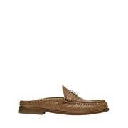 Lottusse Lara Band Loafers Moccasin Band Beige, Dam