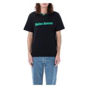 Wales Bonner Herr Svart T-shirt med Brodyr Black, Herr