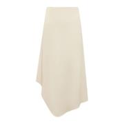 Calcaterra Wave Skirt - Stilfull och Trendig Beige, Dam