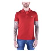 Lacoste Slim Bomull Kortärmad Polo Red, Herr