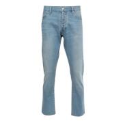 Armani Pre-owned Pre-owned Bomull jeans Blue, Dam