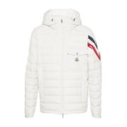 Moncler Vita Kappor för Män/Kvinnor White, Herr