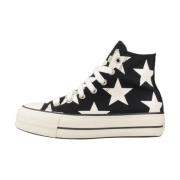 Converse Högtopp Mode Sneakers Black, Dam