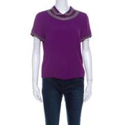 Isabel Marant Pre-owned Pre-owned Silke toppar Purple, Dam