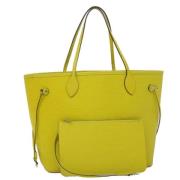 Louis Vuitton Vintage Pre-owned Laeder axelremsvskor Yellow, Dam