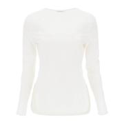 By Malene Birger Organisk Stretch Bomull Poplin Blus White, Dam