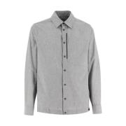 Sease Urban Style Bomull Poplin Skjorta Gray, Herr