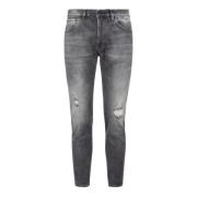 Dondup Casual Eco Stretch Denim Jeans med Rips Gray, Herr
