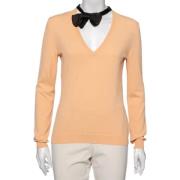 Moschino Pre-Owned Pre-owned Stickat toppar Orange, Dam