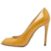 Prada Vintage Pre-owned Laeder klackskor Yellow, Dam