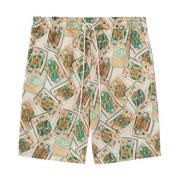 Drole de Monsieur Kortspel Bermuda Shorts Multicolor, Herr