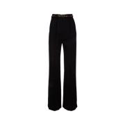 Elisabetta Franchi Pantalone - Stiliga och trendiga byxor Black, Dam