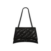 Balenciaga Quiltad Läderkedjeväska Black, Dam