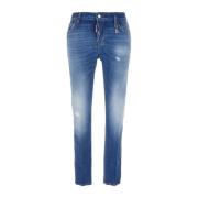 Dsquared2 Klassiska Denim Jeans Blue, Dam
