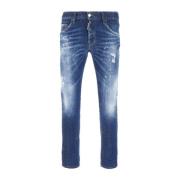 Dsquared2 Stiliga Jeans för Män och Kvinnor Blue, Herr