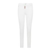 Dsquared2 Denim Jeans med Logodetalj White, Dam