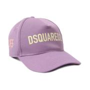 Dsquared2 Lavendel Lila Logo Baseball Cap Purple, Dam