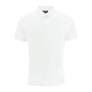 Emporio Armani Stilig Polo för Män White, Herr