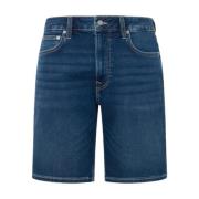 Pepe Jeans Avslappnade Bermuda Shorts Blue, Herr