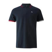 Tommy Hilfiger Slim Fit Flag Cuffs Polo Blue, Herr