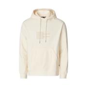 Lexington Organisk Bomull Logo Hoodie Beige, Herr