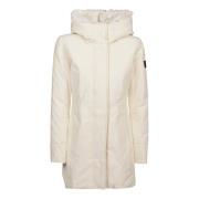 Woolrich Vadderade jackor i ecru Beige, Dam