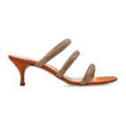 Casadei Scarlet Stratosphere mules Brown, Dam