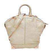 Alexander Wang Pre-owned Pre-owned Laeder handvskor Beige, Dam