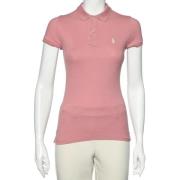 Ralph Lauren Pre-owned Pre-owned Bomull toppar Pink, Dam