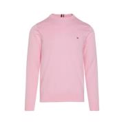 Tommy Hilfiger Rosa Tröjor för Män Pink, Herr