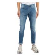 Dondup Blå Skinny Fit Jeans Blue, Herr