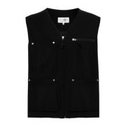 MM6 Maison Margiela Svart Väst Black, Herr