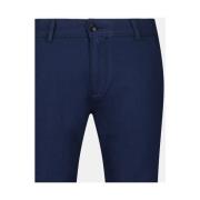 ROY Robson Marinblå Slim Fit Chino Byxor Blue, Herr