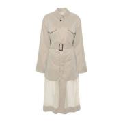 Maison Margiela Beige Trenchcoat Beige, Dam