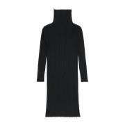 MM6 Maison Margiela Svart Maxiklänning Black, Dam