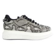 Noa Harmon Rock Python Sneakers Gray, Dam