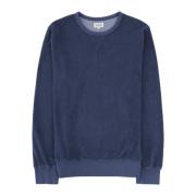 Hartford Tidlös Bouclette Sweatshirt Blue, Herr