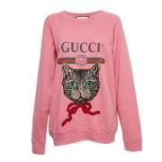 Gucci Vintage Pre-owned Stickat toppar Pink, Dam